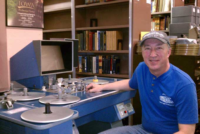 Dwight at the State Historical Society of Iowa